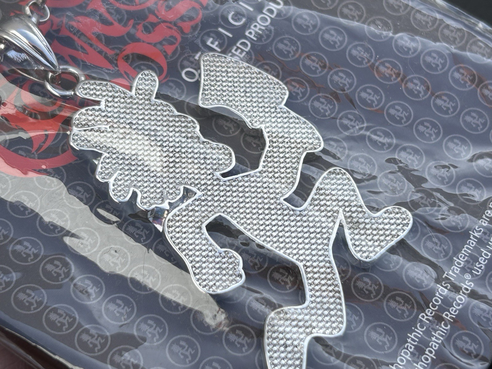 Official Licensed Juggalo Hatchetman Silver Tone Chain Necklace New