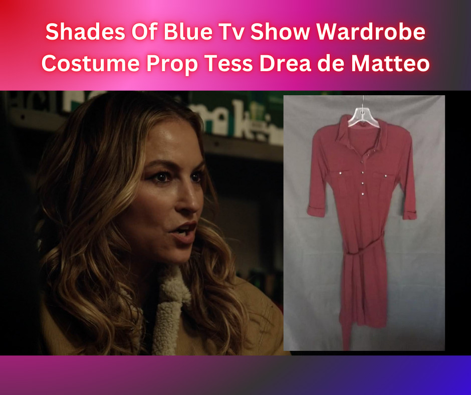 Shades Of Blue Tv Show Production Used Wardrobe Tess Drea de Matteo Dress (01)