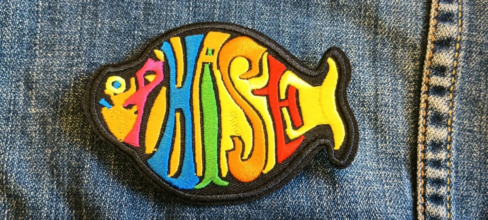 Phish Mod Logo 4 Inch Iron On Patch