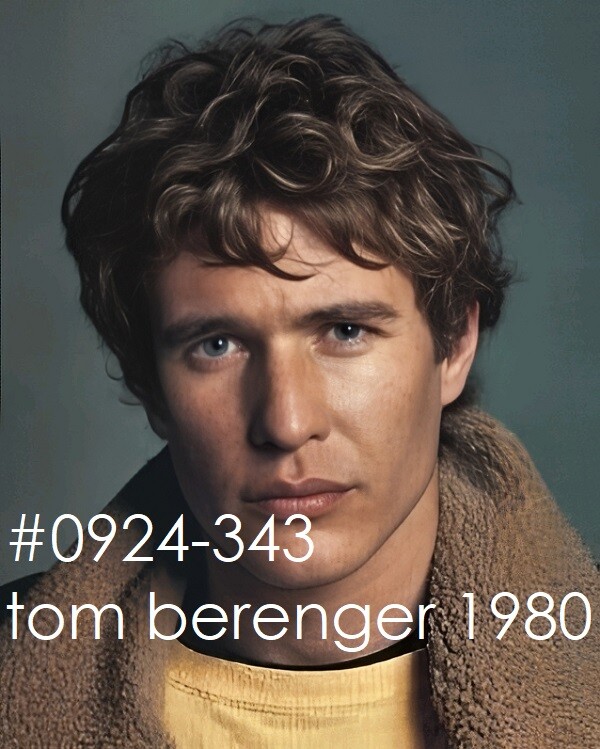 VINTAGE MALE PORTRAIT #0924-343 -TOM BERENGER 1980 -free shipping usa