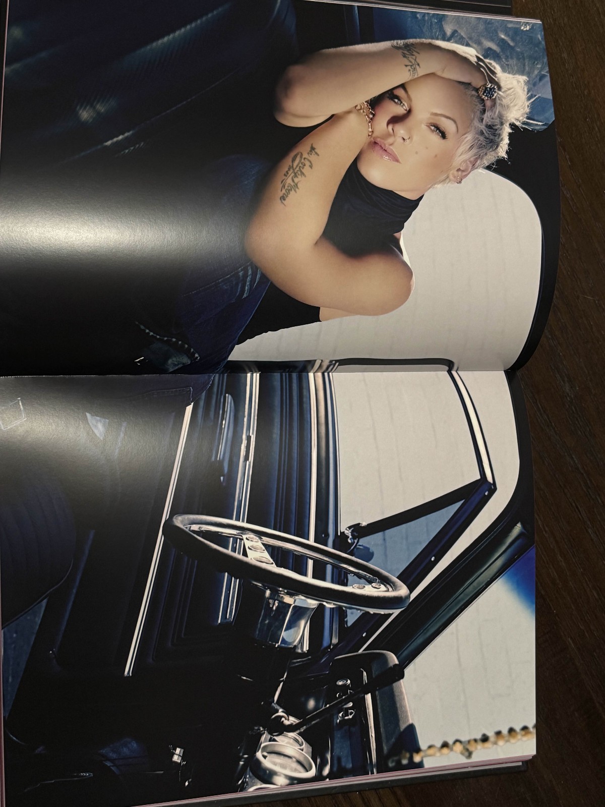 P!nk 10-Year Anniversary Collector Book #116/1500 Signed w/ COA – MacPherson