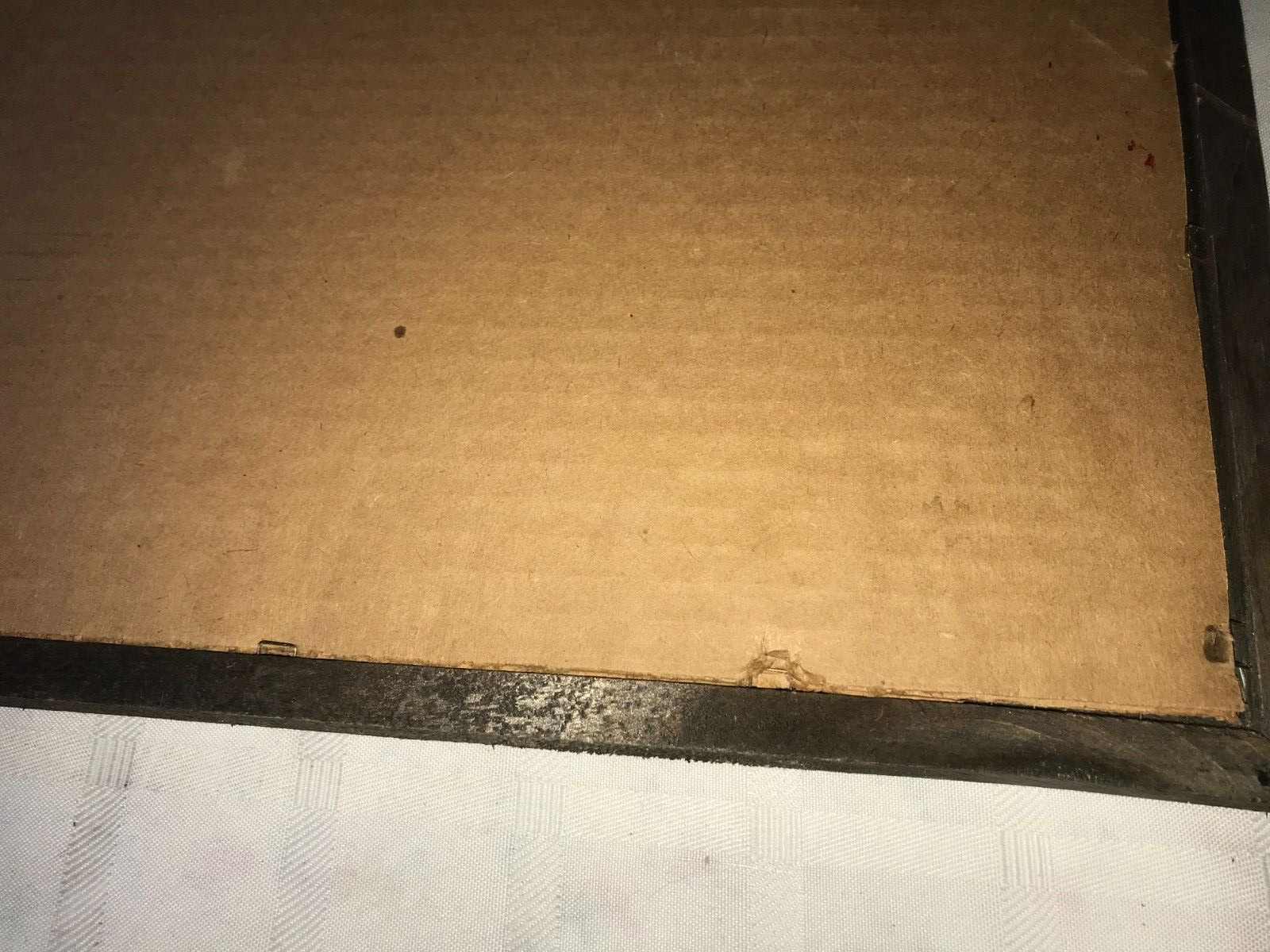 Vintage 1977 ELVIS PRESLEY Wood Frame Under Glass