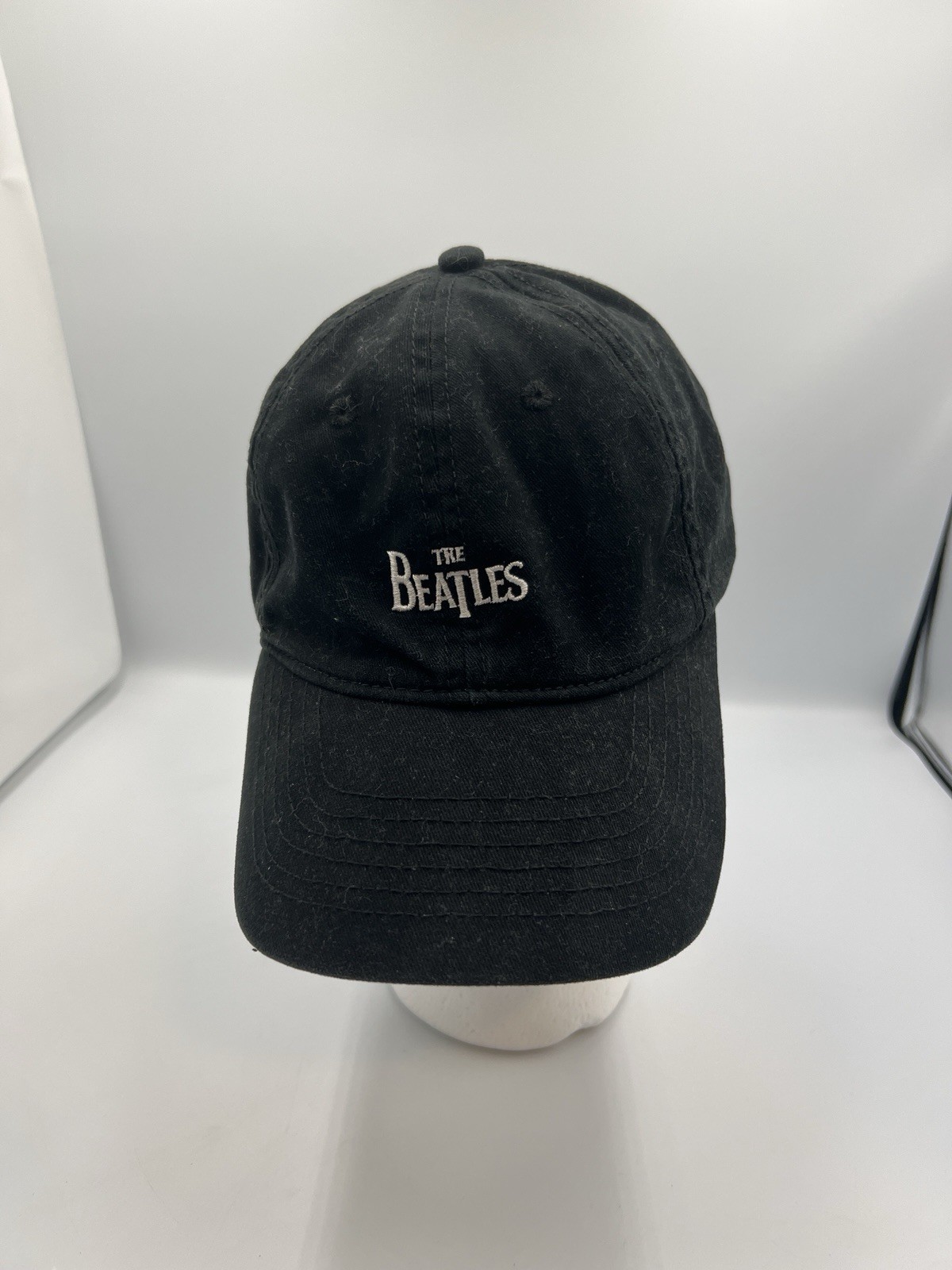 The Beatles Black Dad Hat Adjustable Cap 2017 Apple Corps Ltd Embroidered Logo