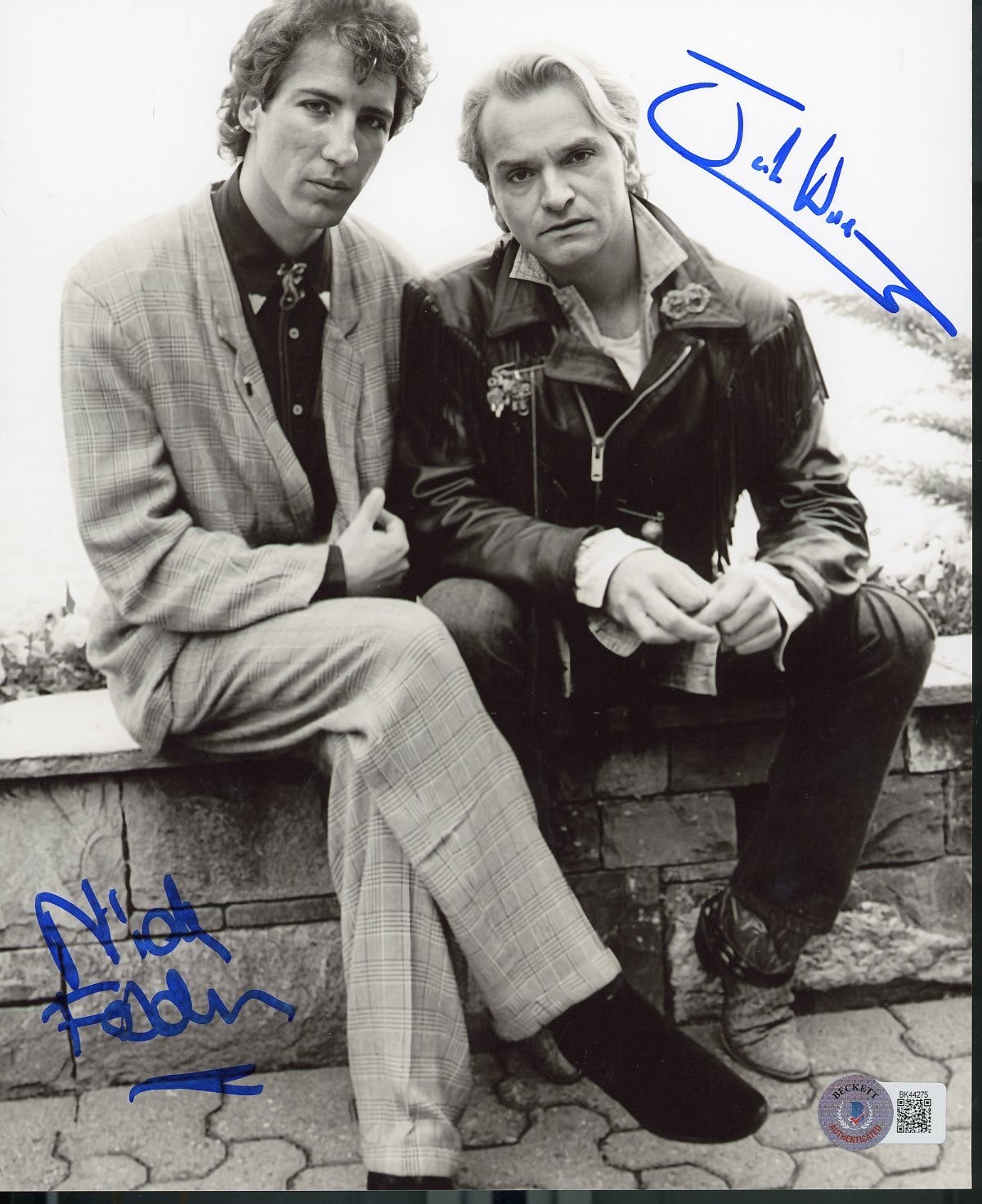 Wang Chung Autographed 8×10 Dance Hall Days Beckett Free Shipping #4