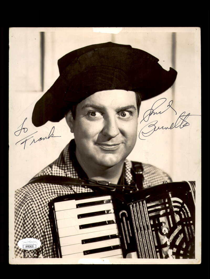 Smiley Burnette JSA Coa Signed 8×10 Photograph Autograph