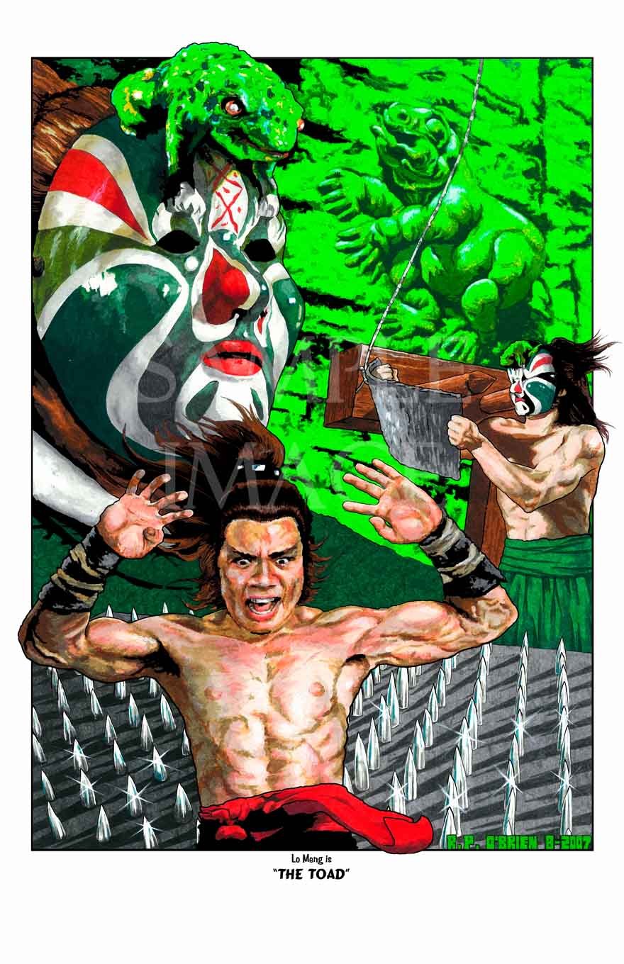 Five Deadly Venoms – The Complete Set of Art Prints Shaw Brothers kung fu