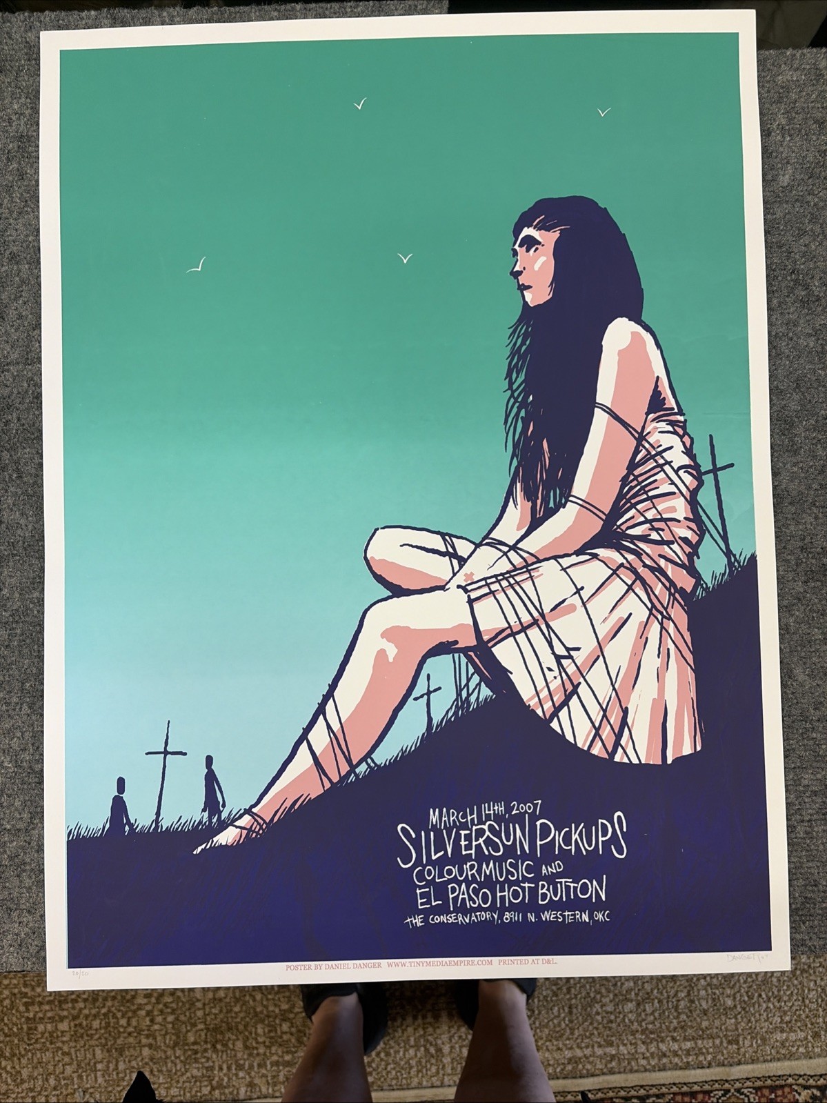 Silverspun Pickups OKC Conservatory Poster- 18 X 23.5-Signed Daniel Danger