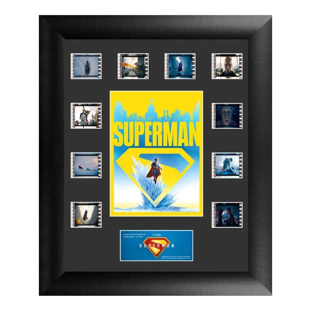 Superman 2025 Fortress Ascension Mini Montage FilmCells Framed Display USFC6599