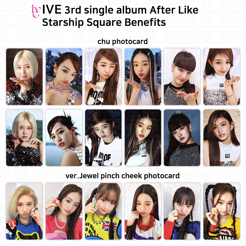IVE 3rd Single Album After Like Official Photocard Starship Benefits KPOP K-POP