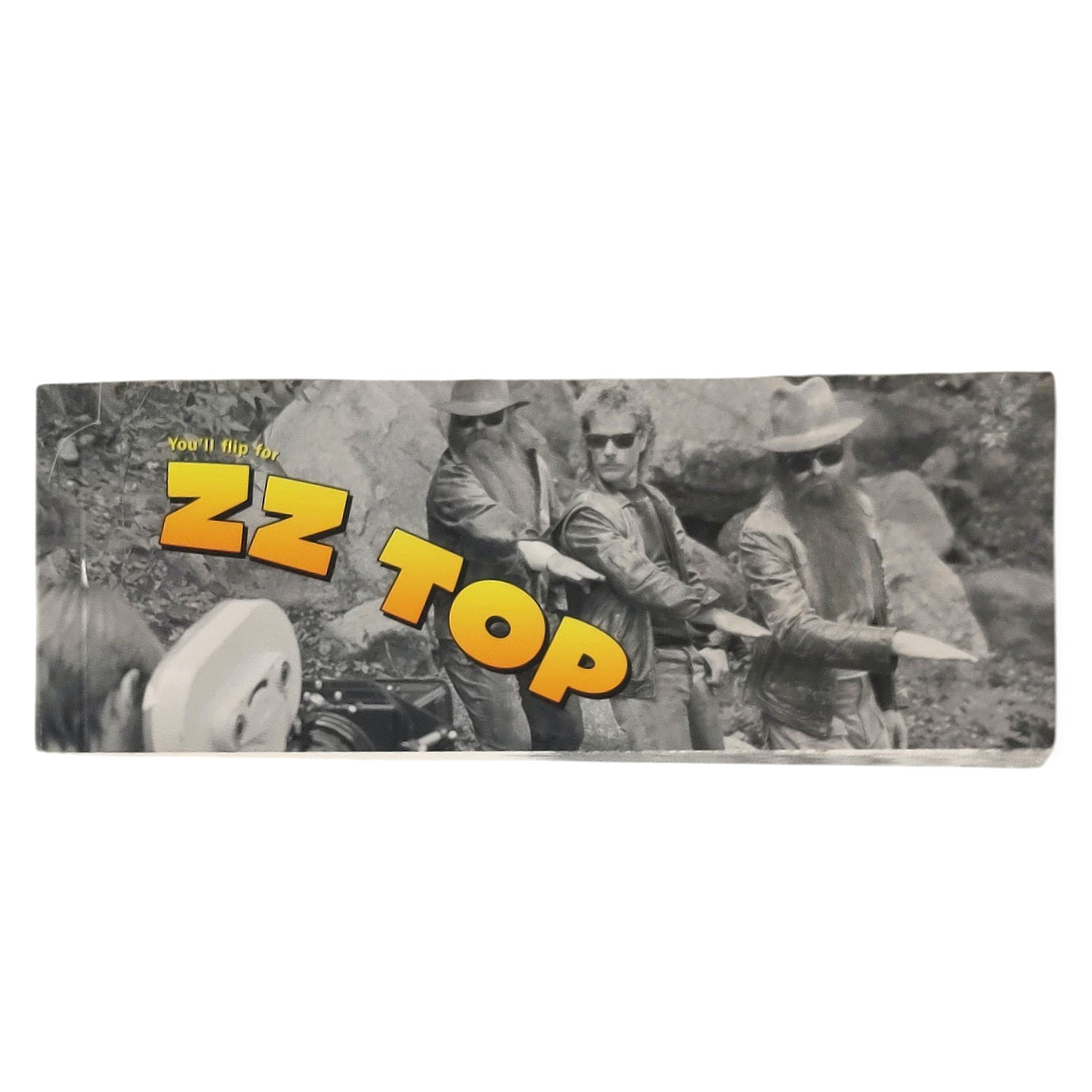 Rare ZZ Top Double Flip Book