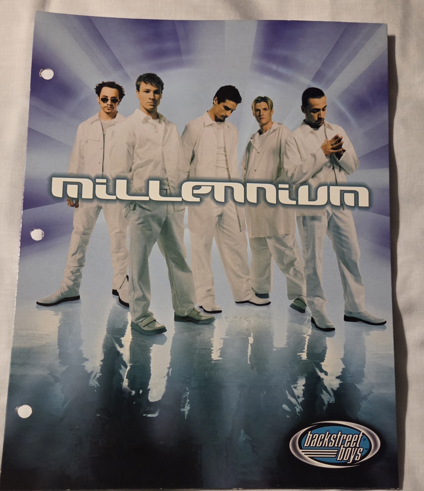Vintage Back Street Boys Notebook Folders Pencils Case Eraser Ruler Unused Lot