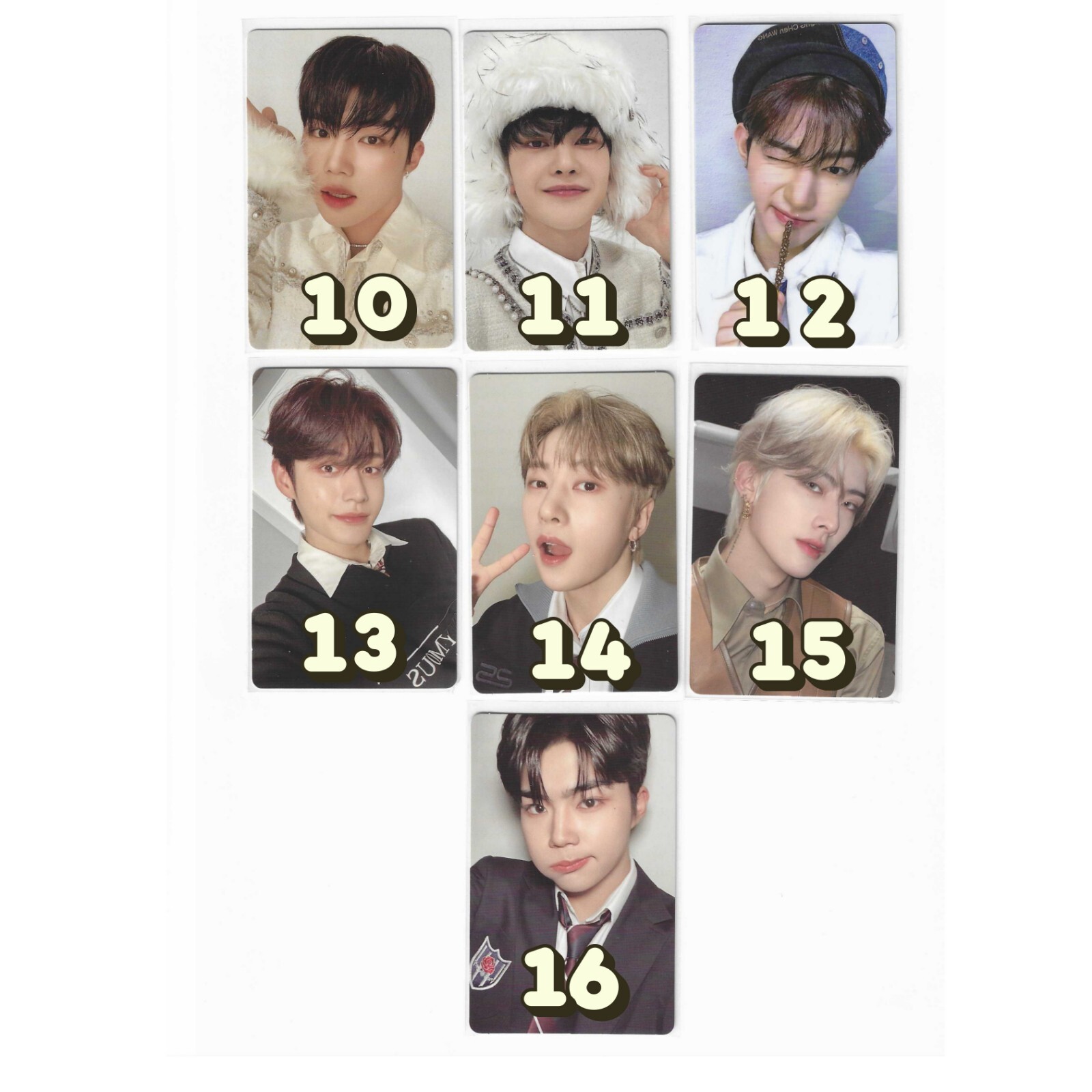 Zero Base One ZB1 [MELTING POINT] 2nd Mini Album Photo card POCA VER. SET KPOP