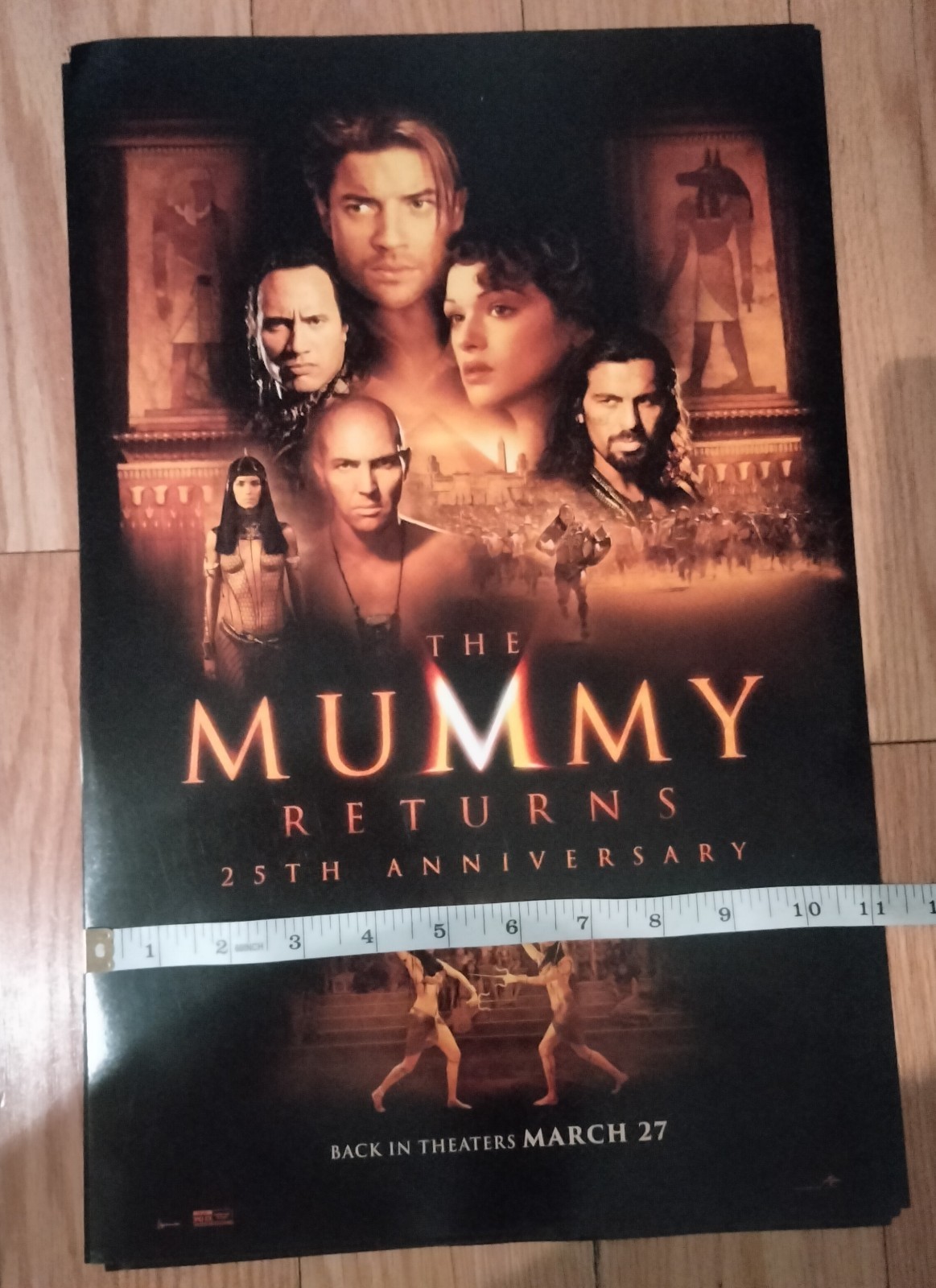 THE MUMMY RETURNS – 11″x17″ MOVIE POSTER PRINT #1 25th Anniversary