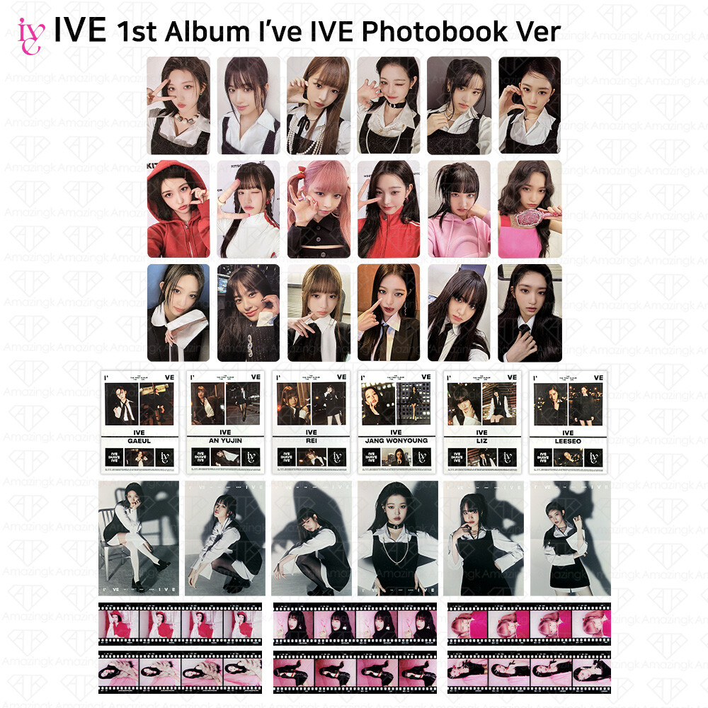IVE 1st Album I’ve IVE Photobook ver. Photocard Film Photo Poster Sticker