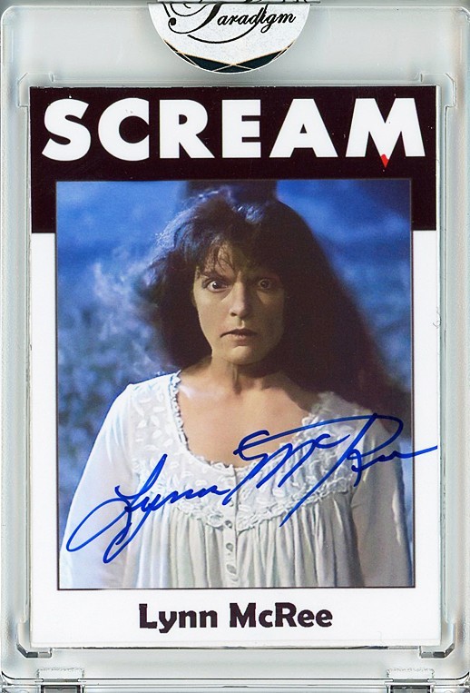 -SCREAM- LYNN McREE Signed/Autograph/Auto Certified Horror Movie Trading Card