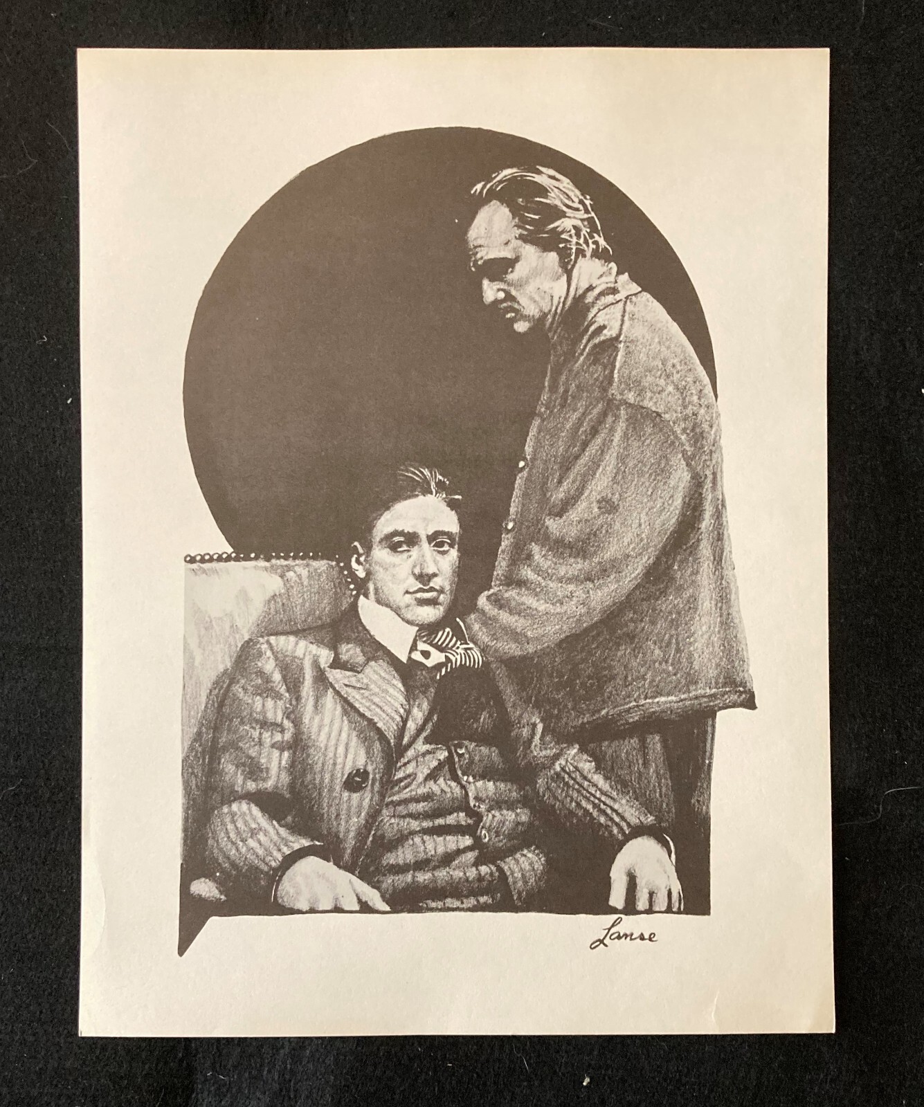 “Lanse” aka Glen Fortune Banse Print 27″ X 20″ Signed Lithograph Limited 
