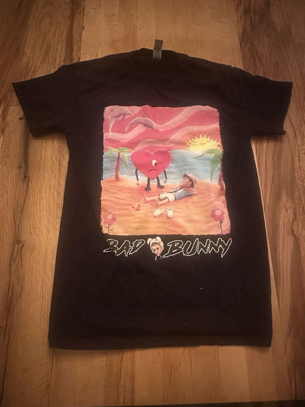 Bad Bunny Women’s Tshirt – Size Small – Black