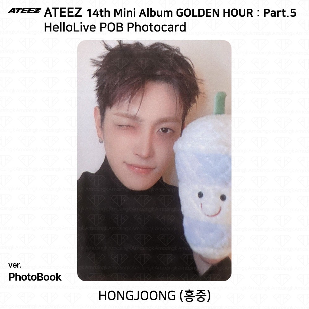 ATEEZ 14th Mini Album Golden Hour Part.5 HelloLive POB Photocard