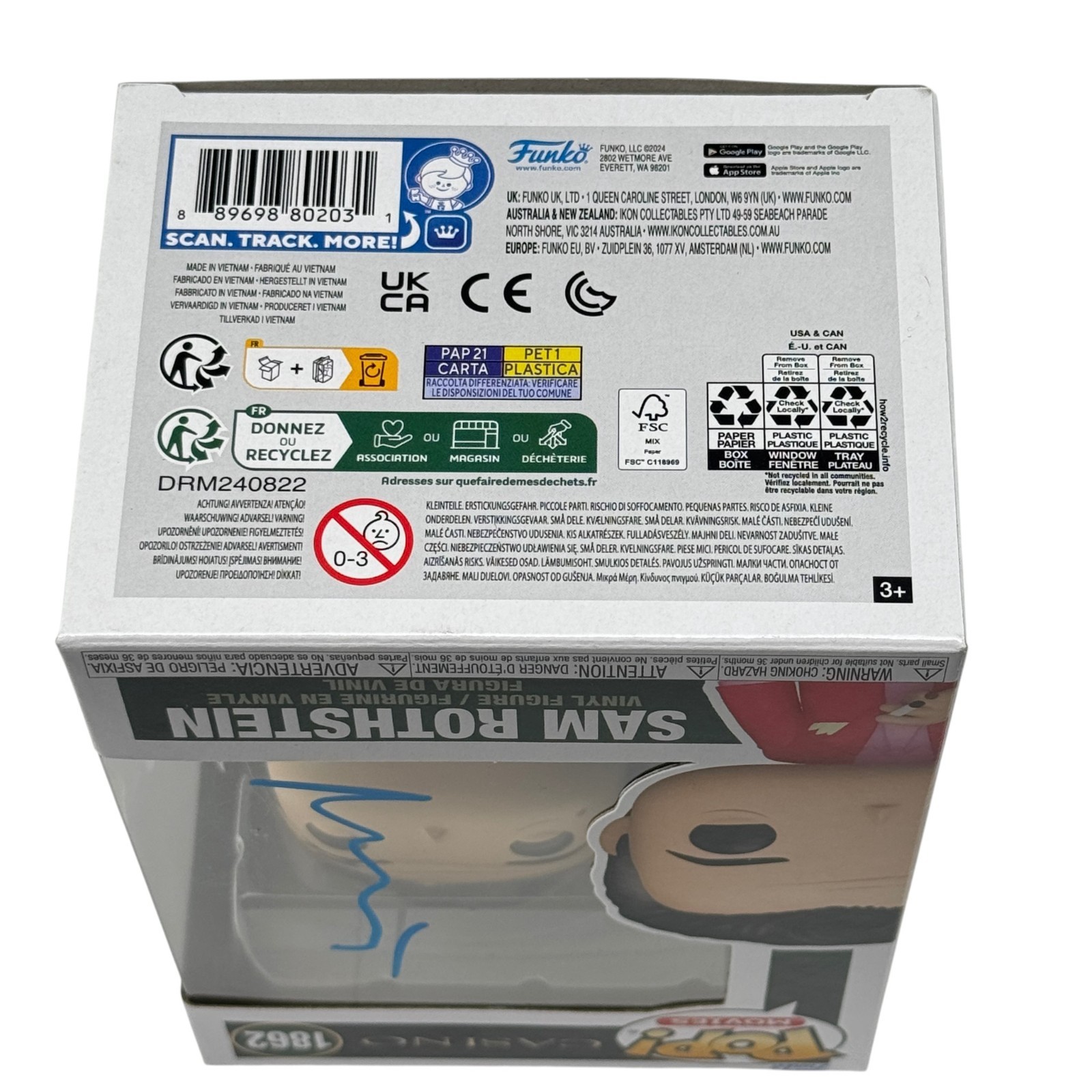 Robert De Niro Signed Sam Rothstein Casino Funko Pop #1862 Beckett BAS Autograph