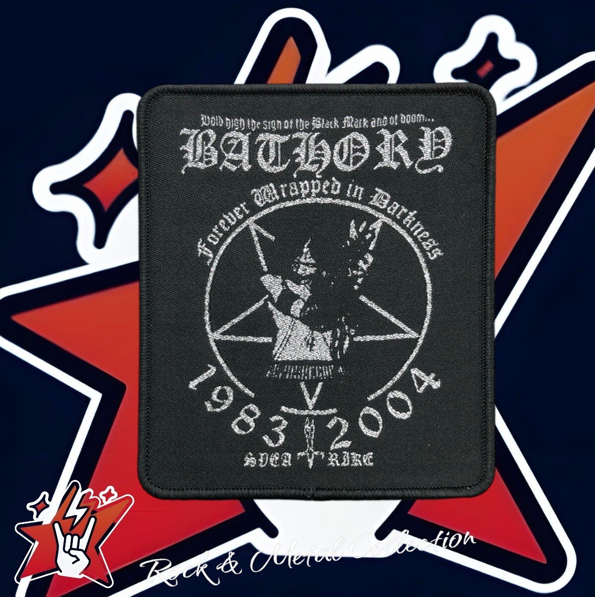 Bathory Exclusiv Woven Patch Thrash Speed Heavy Death Black Metal Hard Rock