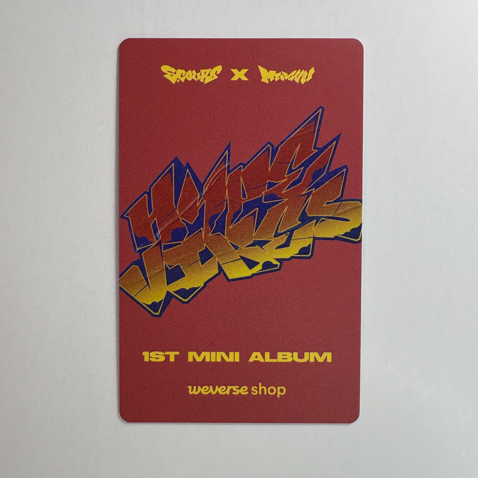 [SEVENTEEN] S.COUPS X MINGYU – 1st mini Album HYPE VIBES Weverse POB Photocard