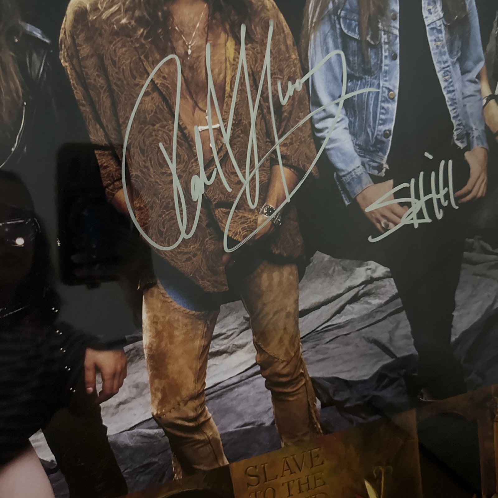 Skid Row Autographed Poster Classic Lineup Sebastian Bach, Rachel, Scotti & Rob!