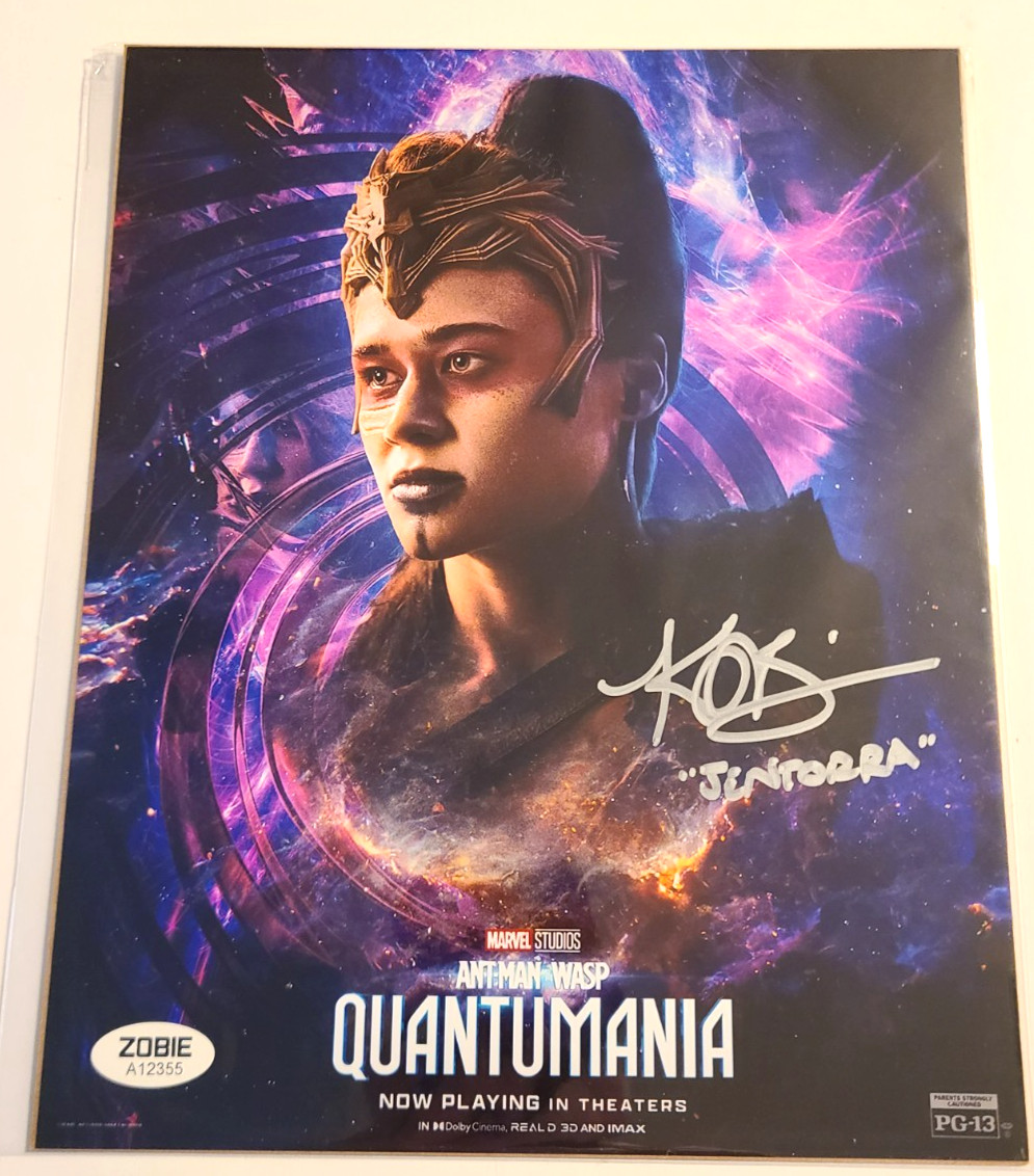 Katy O’Brian(Jentorra/Ant-Man & Wasp Quantumania) Signed 8×10 Photo, Zobie COA