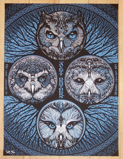 2016 The Avett Brothers – Port Chester Silkscreen Concert Poster by Todd Slater