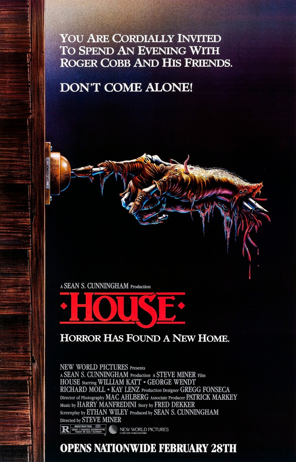 House movie poster – 11 x 17 inches – William Katt
