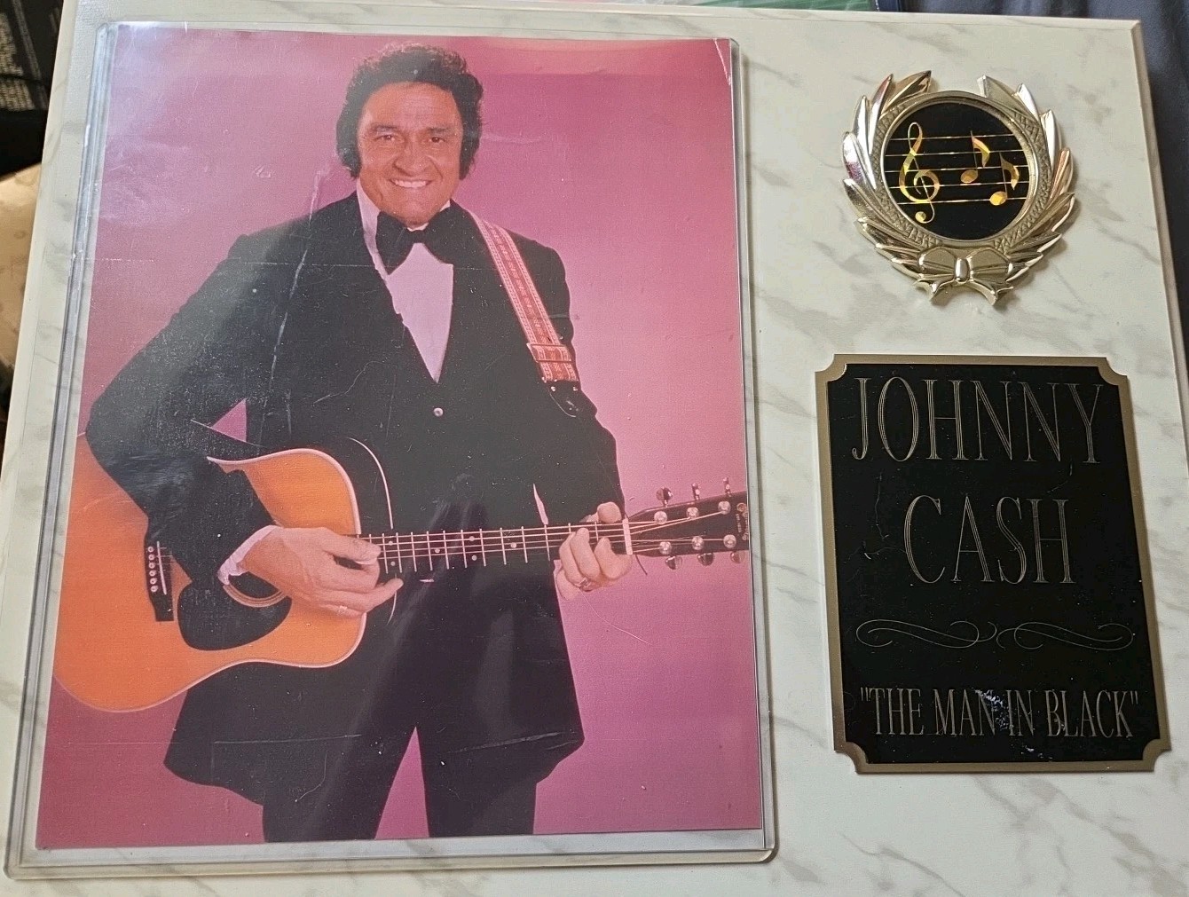 Johnny Cash Wall Plaque