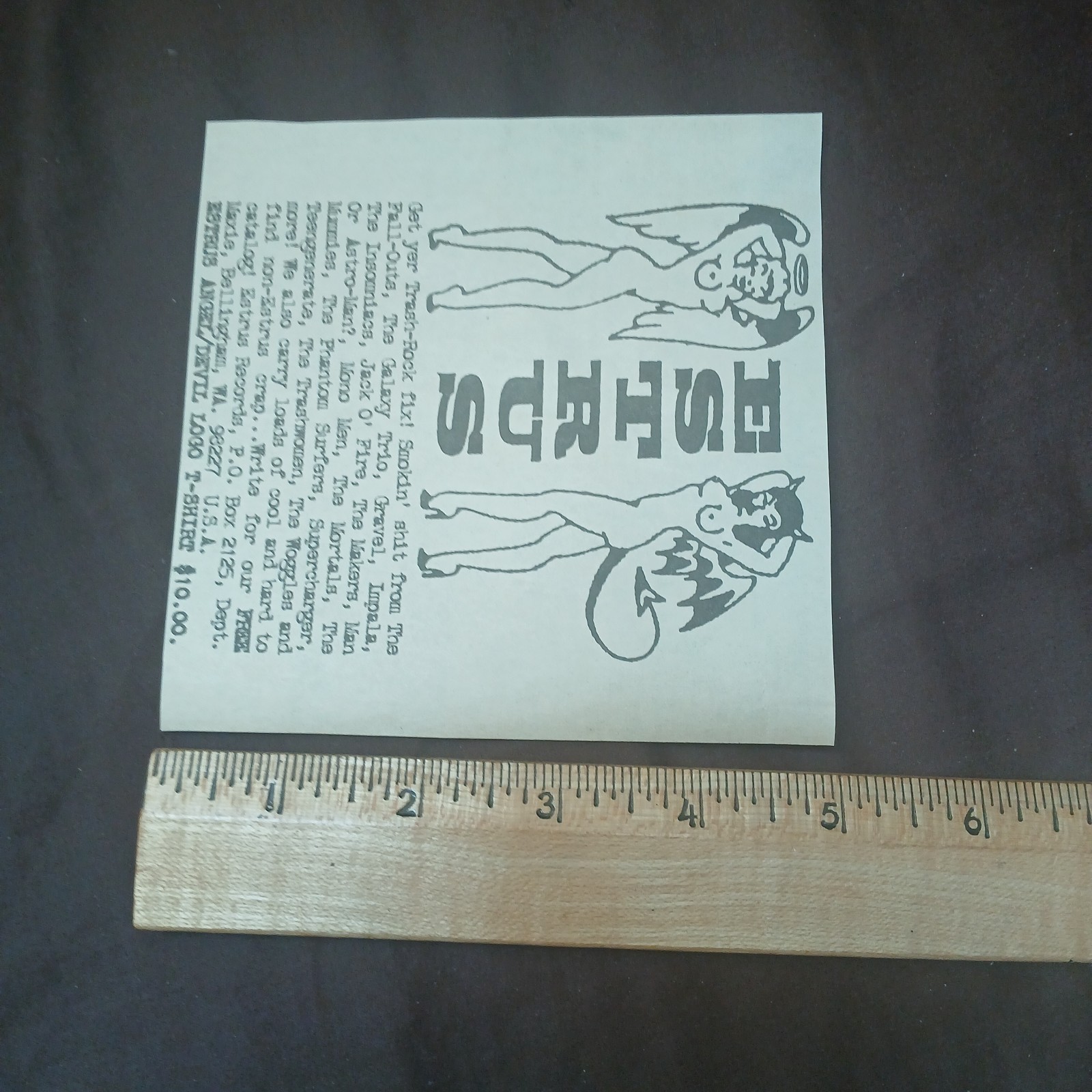 Estrus Records Flyer Ad Promo 90s Garage Punk Makers Mono Men Phantom Surfers