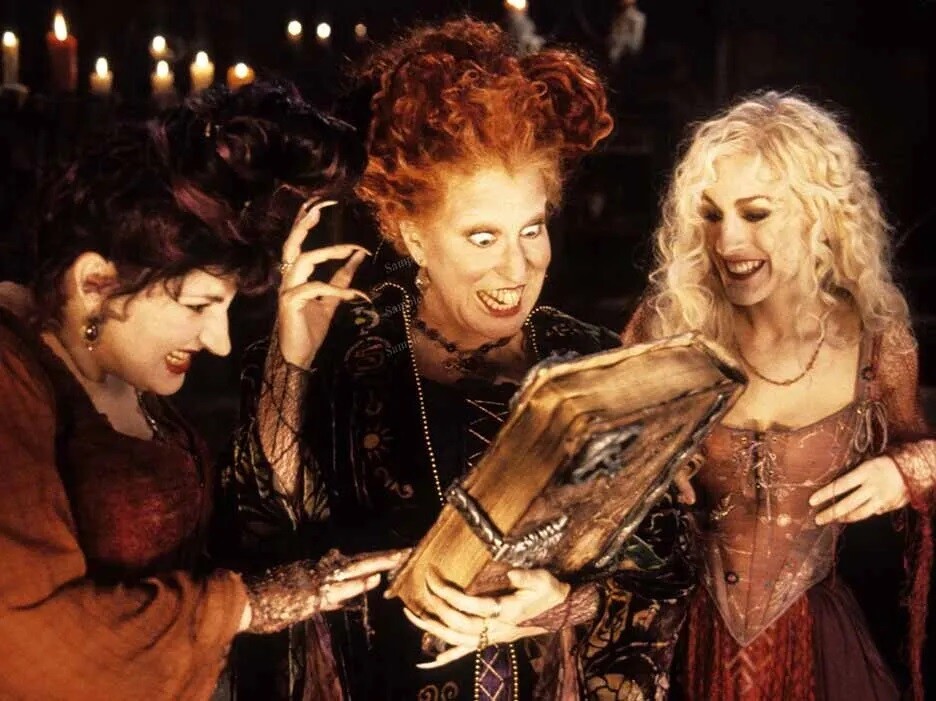 Hocus Pocus Bette Midler Sarah Jessica Parker Kathy Najimy Witches 8×10 Picture
