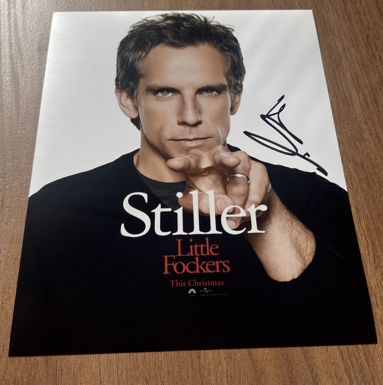 BEN STILLER SIGNED “LITTLE FOCKERS ” 8X10 PHOTO PROOF AUTOGRAPHED W/COA RARE!