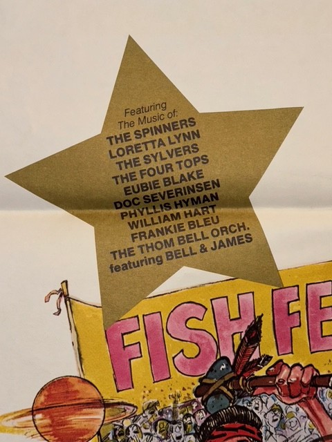 THE FISH THAT SAVED PITTSBURGH-ORIGINAL SUBWAY MOVIE POSTER 1979 Basketball