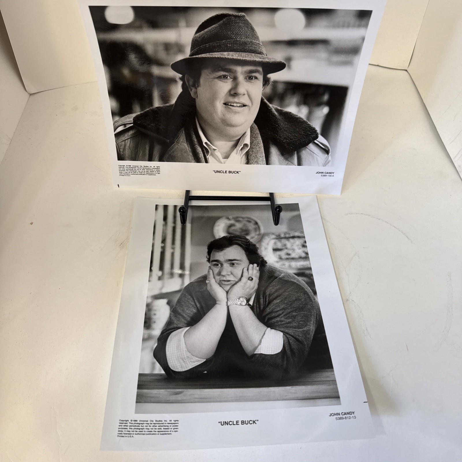 John Candy Uncle Buck 1989 Movie 8×10 Photo Promo Pictures-lot of Two