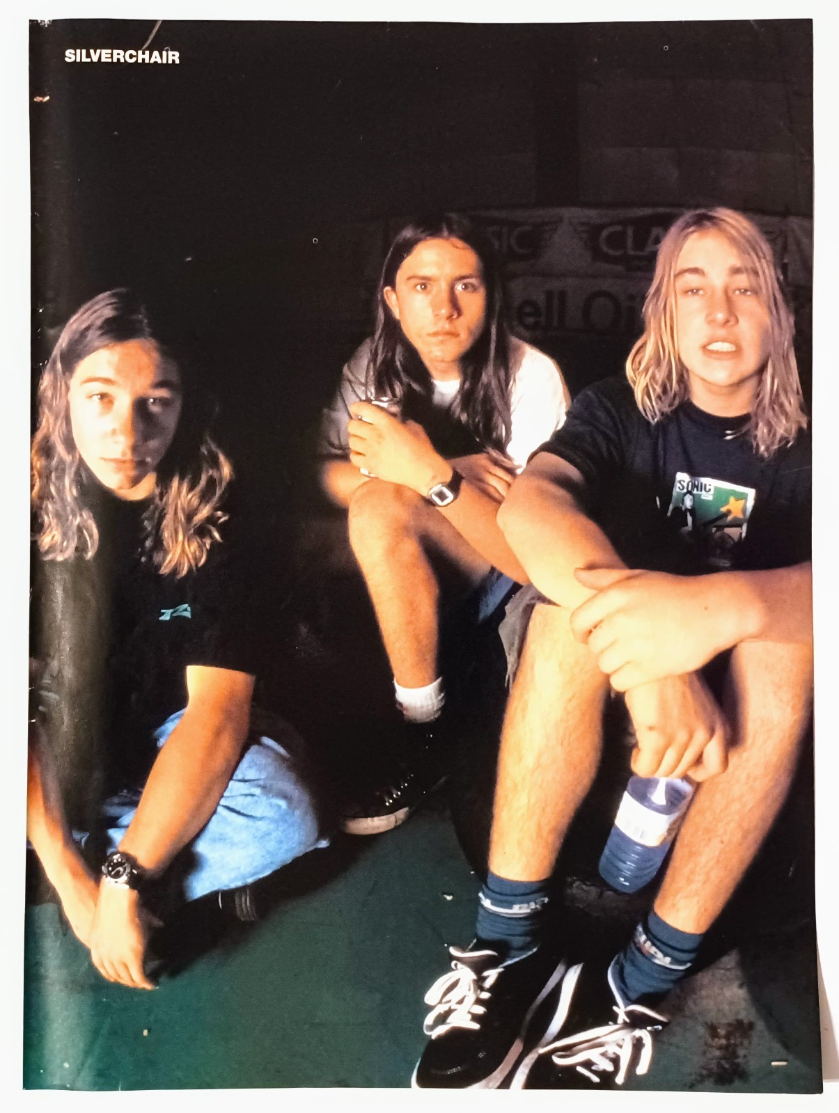 SILVERCHAIR~ORIG 1996 POSTER~RETRO FULL PAGE PRINT MAGAZINE PINUP~DANIEL JOHNS