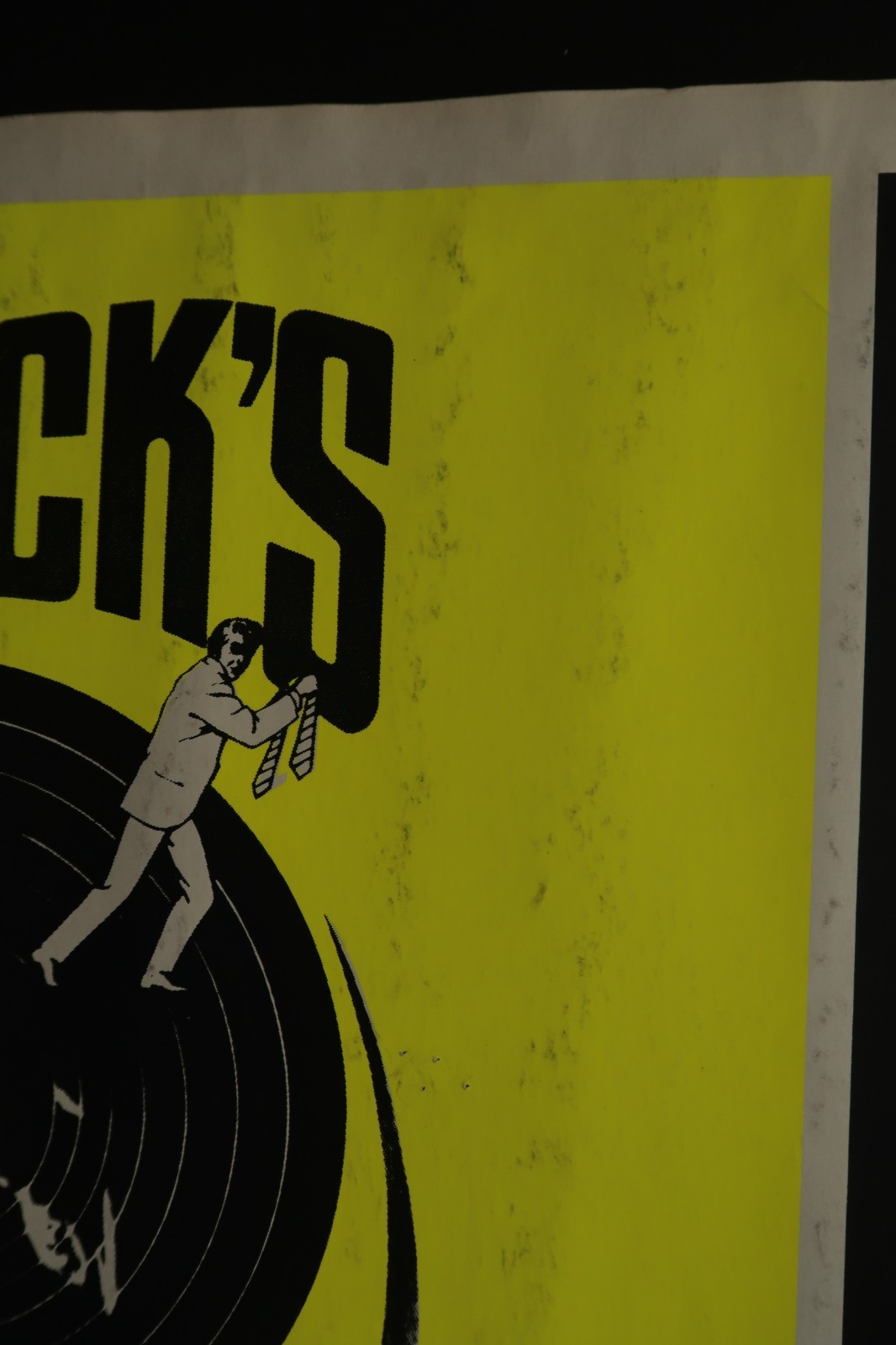 Frenzy Alfred Hitchcock Jon Finch 1972 Poster Banner 24×82 Blacklight NSS 72/196
