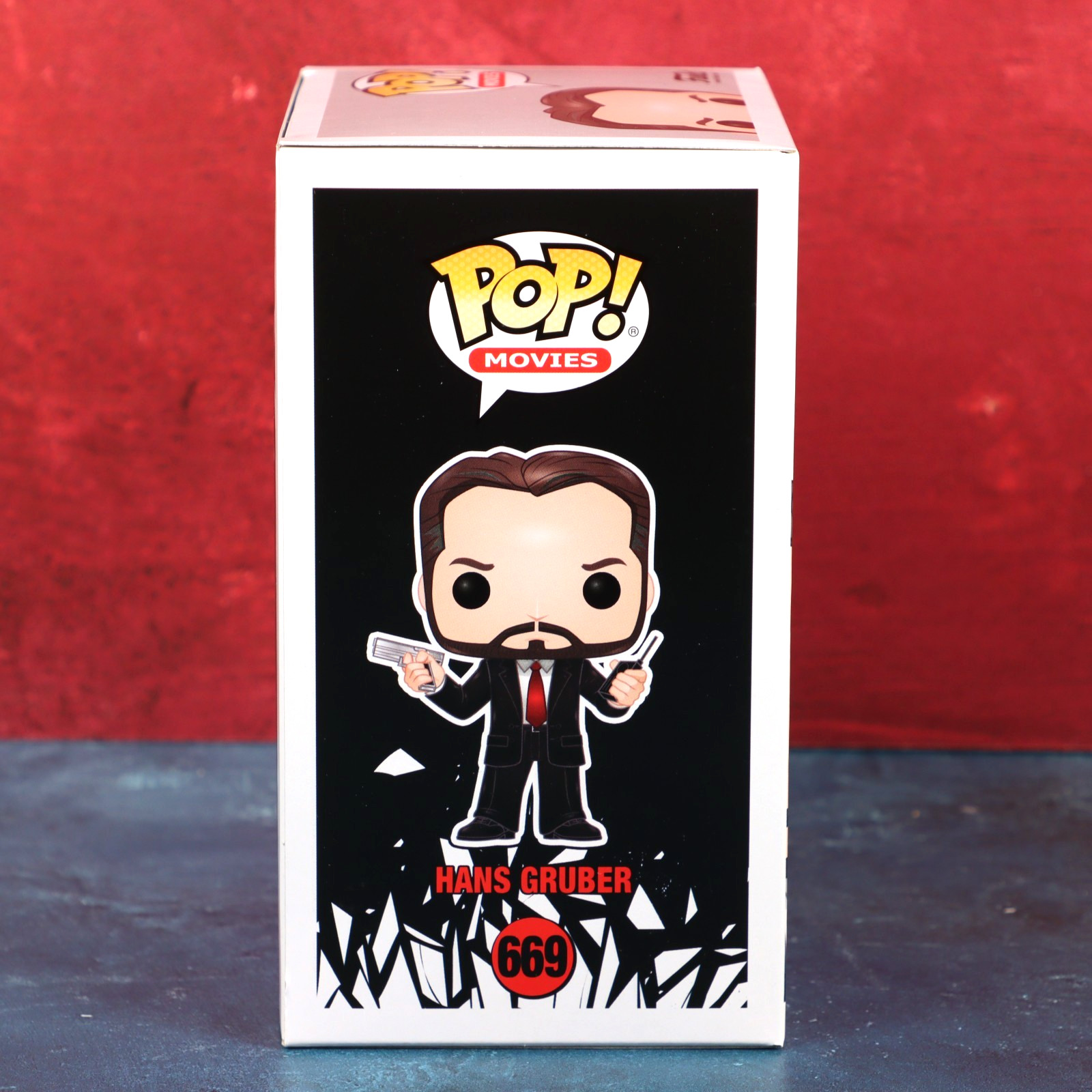 Funko Pop Vinyl Die Hard 669 Hans Gruber Alan Rickman 2018 With Protector
