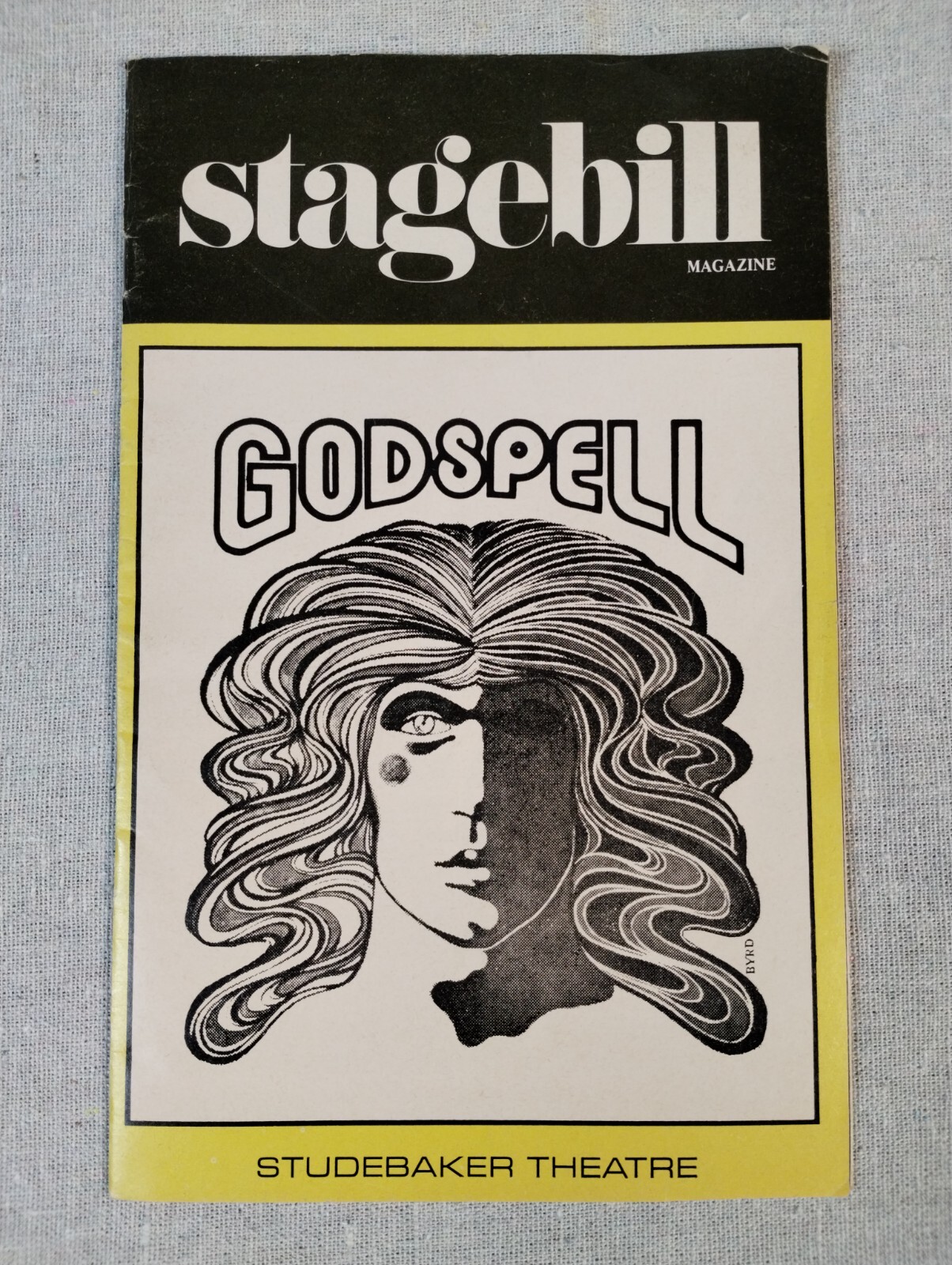 GODSPELL Stagebill Studebaker Theatre 1973 Joe Mantegna David Edward Byrd Cover