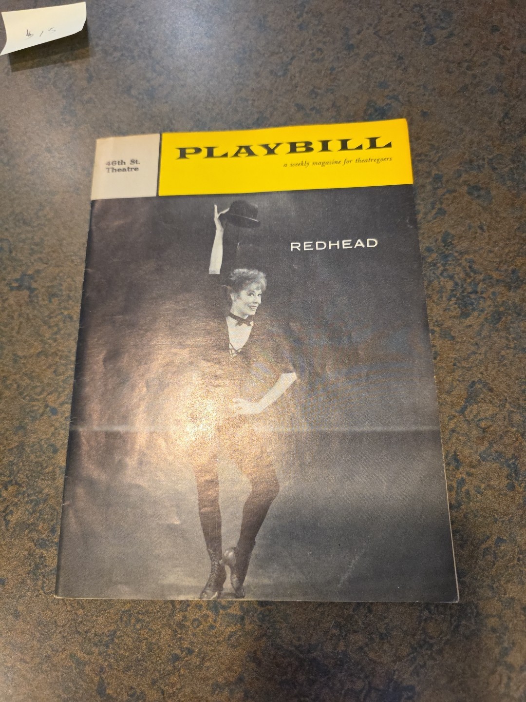 Apr 13, 1959 Playbill – Gwen Verdon in Red Head by Bob Fosse