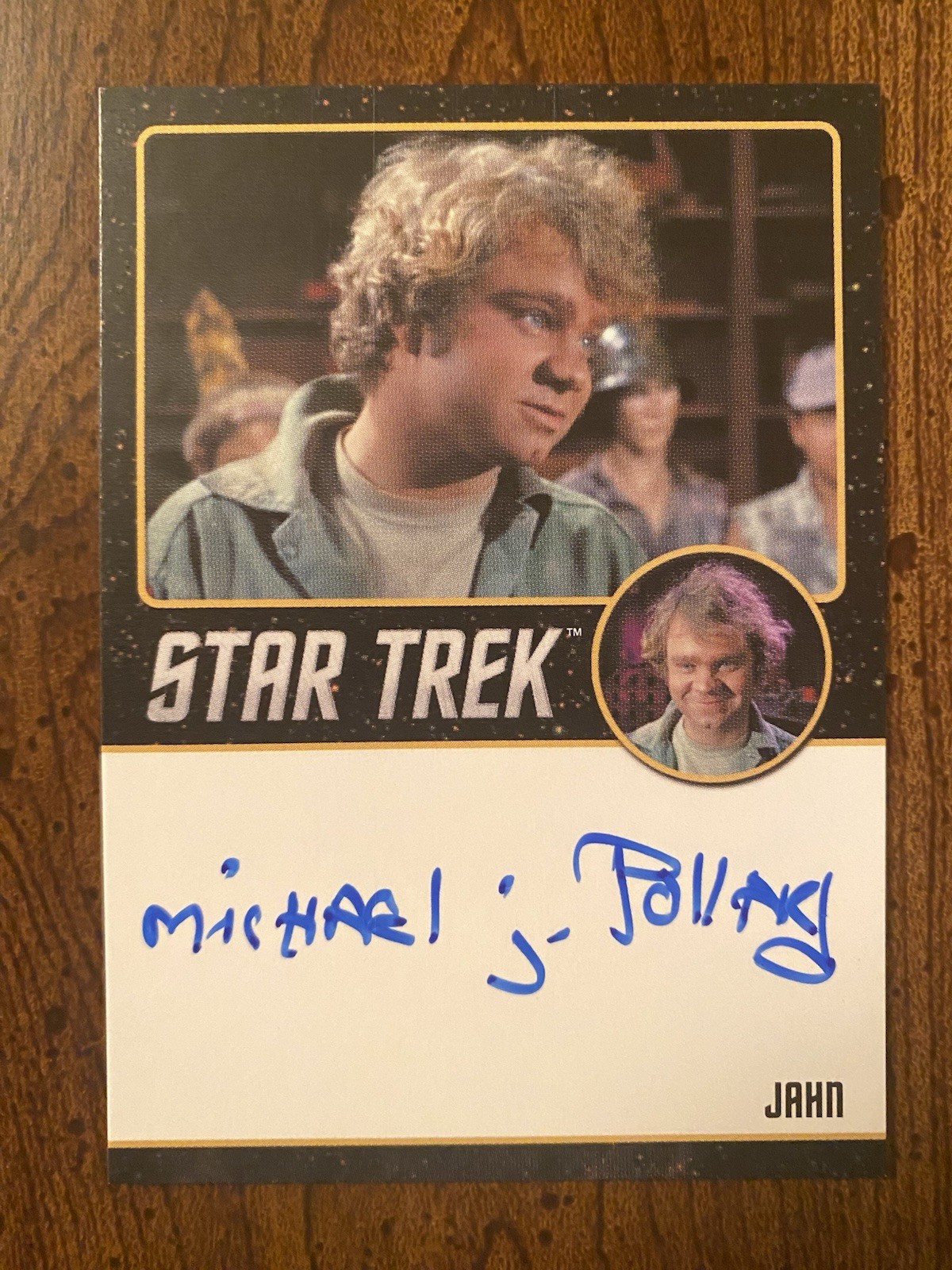 Michael J Pollard Signed Autographed Star Trek The Original Series Trading Card