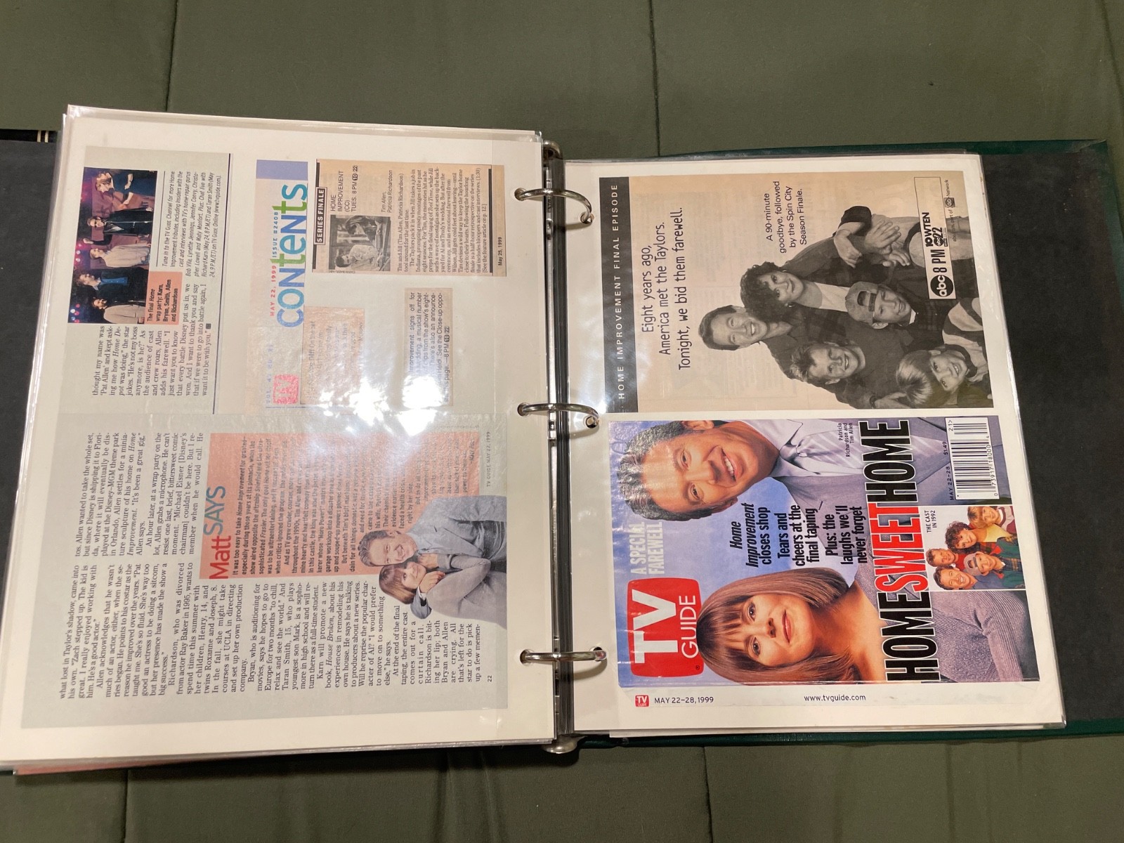 Home Improvement TV Show Custom Memory Book – Tim Allen, Jonathan Taylor Thomas
