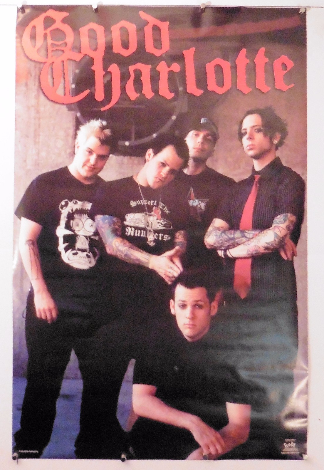 Good Charlotte Poster Vintage Poster 22.25″ X 34.50″ NOS (b158)