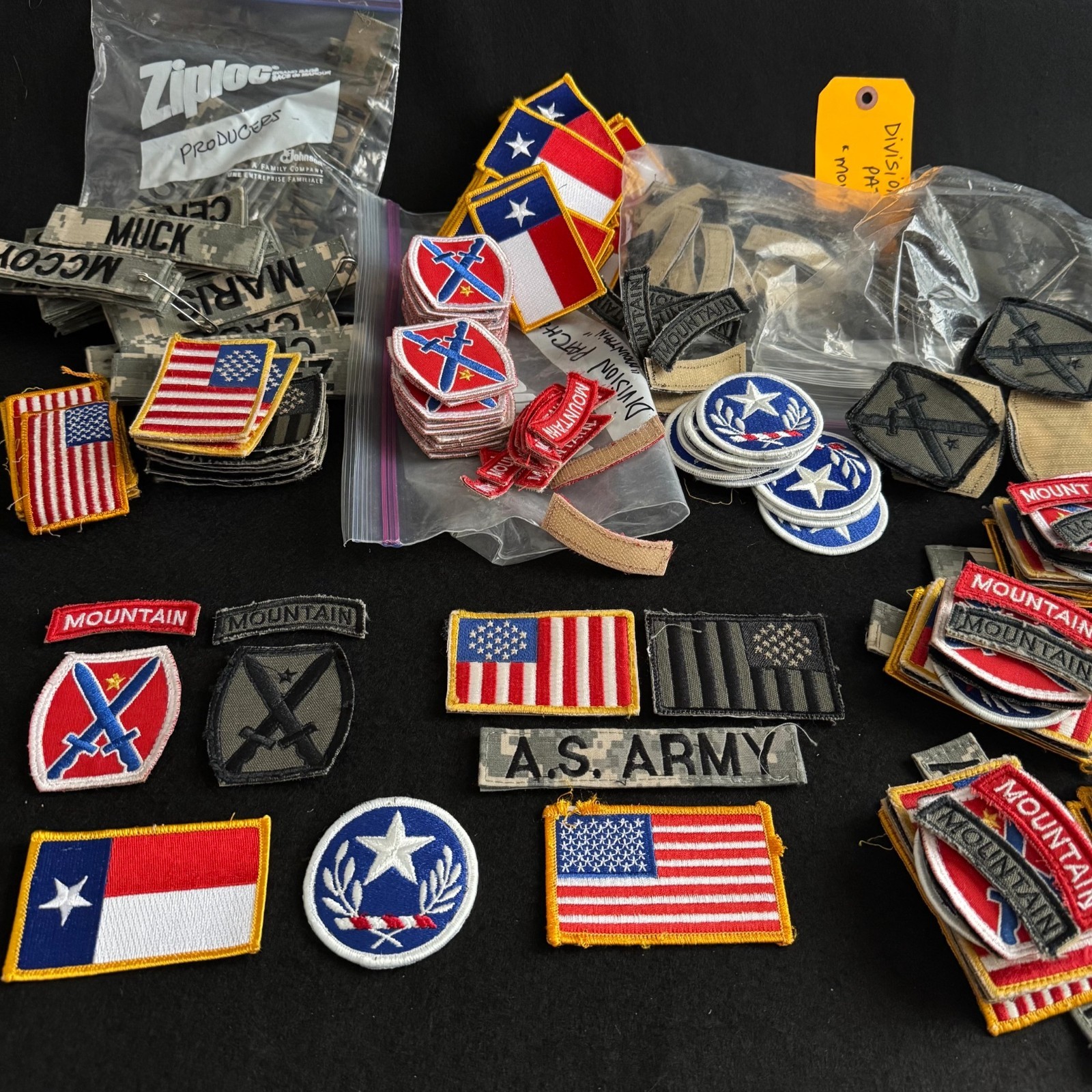 JERICHO Show-Used Chavez Parker Master Patch Set Blood Type ID Band • JR01