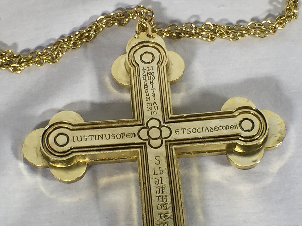 Indiana Jones, Cross of Coronado, Solid Metal, Gold, Real Prop Replica, Signed,