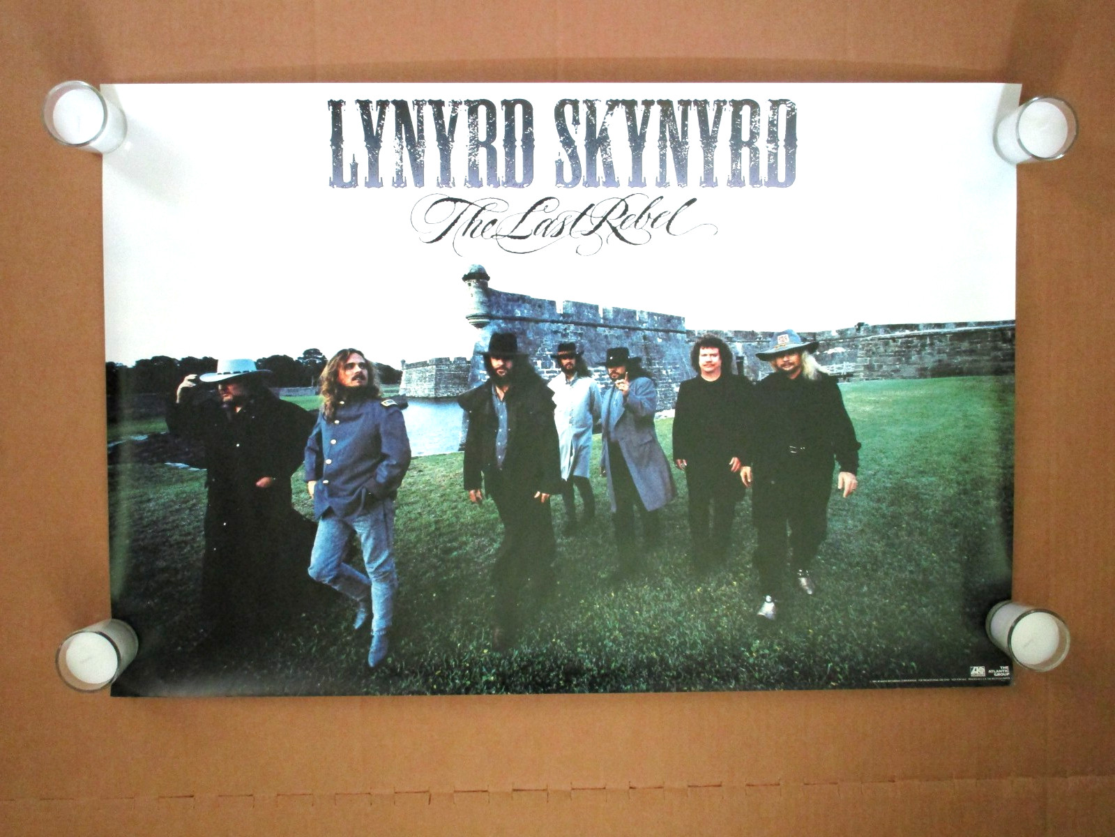LYNYRD SKYNYRD THE LAST REBEL RARE 1993 ORIGINAL PROMO POSTER 18″ X 24″