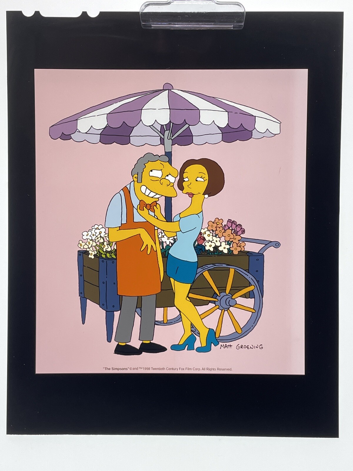 The Simpsons 4×5 Transparency Slide Vtg Animated TV Series Publicity Promo #2