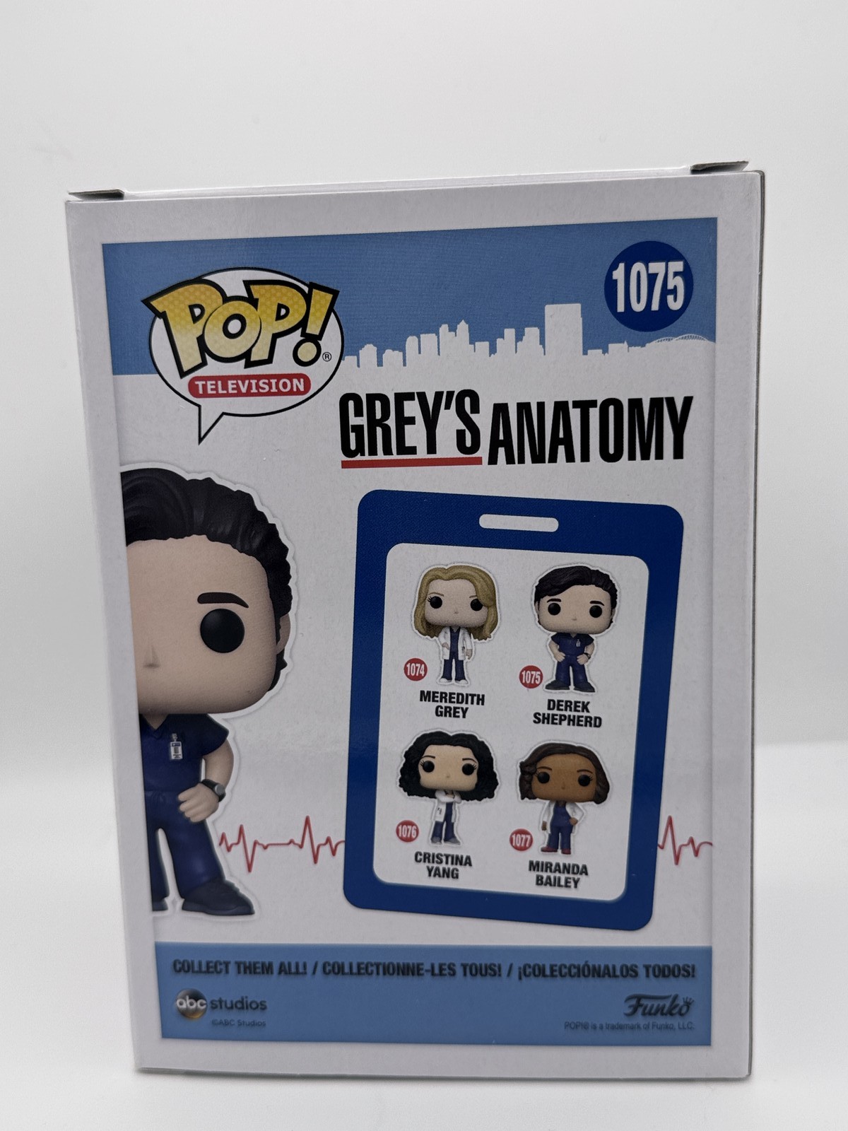 Patrick Dempsey “Grey’s Anatomy” SIGNED ‘Derek Shepherd’ 1075 Funko Pop ACOA