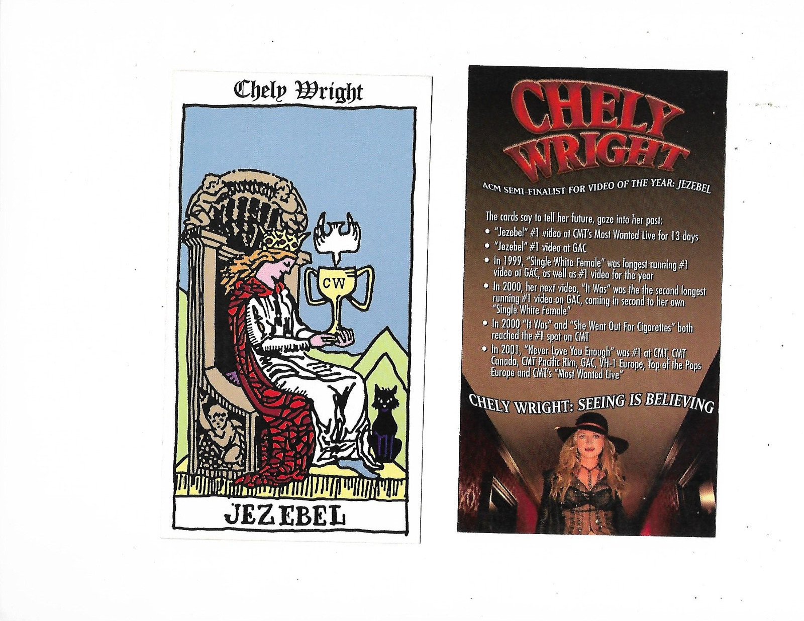 Chly Wright-Jezebel **Promo Card for video ‘Jezebel’**