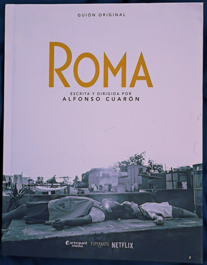 Roma The Original Screenplay Book by Alfonso Cuaron English/Spanish Unused